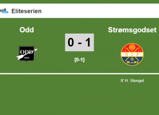 Strømsgodset defeats Odd 1-0 with a goal scored by H. Stengel