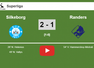 Silkeborg tops Randers 2-1. HIGHLIGHT