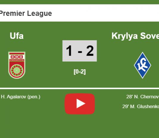 Krylya Sovetov beats Ufa 2-1. HIGHLIGHT
