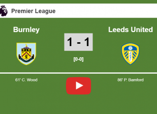 Leeds United seizes a draw against Burnley. HIGHLIGHT