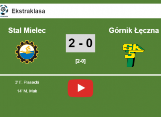 Stal Mielec overcomes Górnik Łęczna 2-0 on Friday. HIGHLIGHT