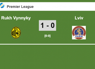 Rukh Vynnyky overcomes Lviv 1-0 with a late and unfortunate own goal from R. Oliveira