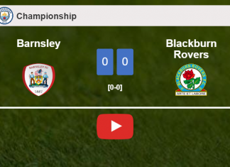 Barnsley stops Blackburn Rovers with a 0-0 draw. HIGHLIGHTS