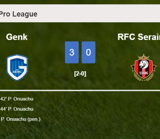 Genk demolishes RFC Seraing with 3 goals from P. Onuachu