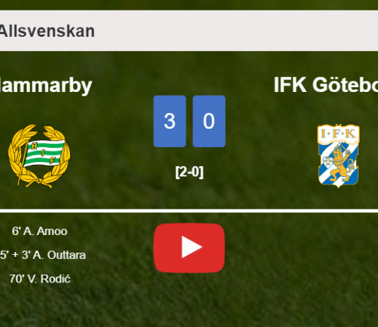 Hammarby defeats IFK Göteborg 3-0. HIGHLIGHTS