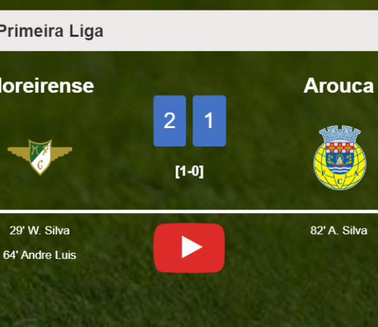 Moreirense tops Arouca 2-1. HIGHLIGHTS