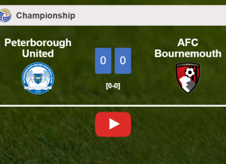 Peterborough United stops AFC Bournemouth with a 0-0 draw. HIGHLIGHTS