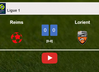 Reims draws 0-0 with Lorient on Sunday. HIGHLIGHTS