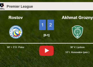 Akhmat Grozny snatches a 2-1 win against Rostov 2-1. HIGHLIGHTS