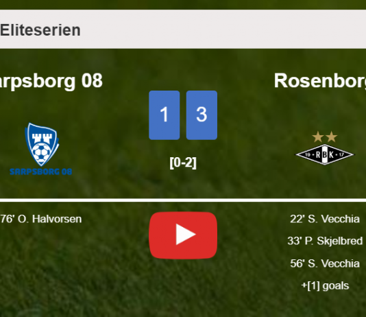 Rosenborg conquers Sarpsborg 08 3-1. HIGHLIGHTS