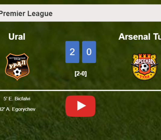 Ural prevails over Arsenal Tula 2-0 on Monday. HIGHLIGHTS