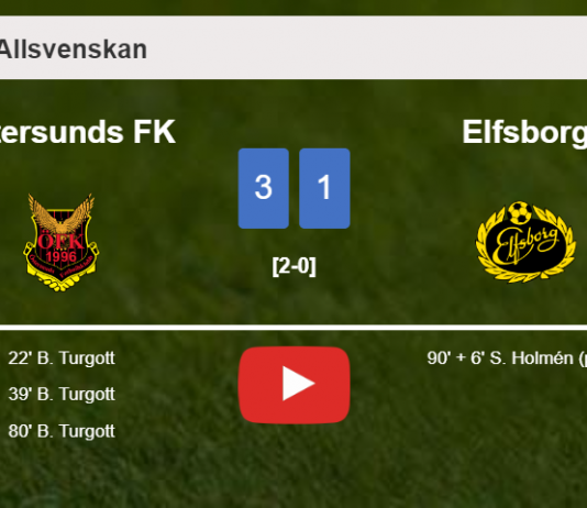 Östersunds FK beats Elfsborg 3-1. HIGHLIGHTS