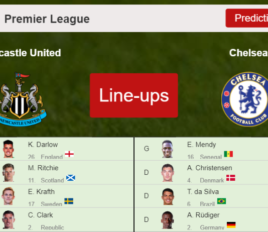 PROBABLE LINE-UP: Newcastle United vs Chelsea - 30-10-2021 Premier League - England