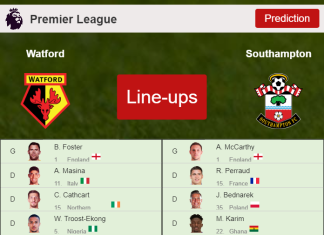 PROBABLE LINE-UP: Watford vs Southampton - 30-10-2021 Premier League - England