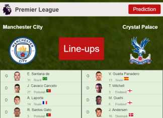 PROBABLE LINE-UP: Manchester City vs Crystal Palace - 30-10-2021 Premier League - England