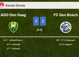 ADO Den Haag beats FC Den Bosch 3-2