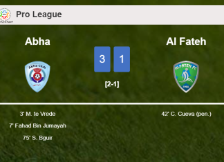 Abha beats Al Fateh 3-1