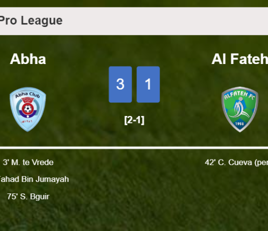 Abha beats Al Fateh 3-1