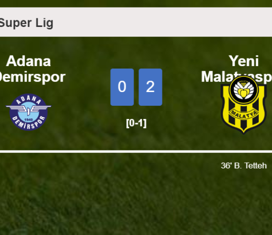 Yeni Malatyaspor tops Adana Demirspor 2-0 on Saturday