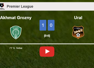 Akhmat Grozny tops Ural 1-0 with a goal scored by S. Sebai. HIGHLIGHTS