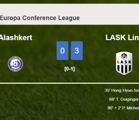 LASK Linz defeats Alashkert 3-0