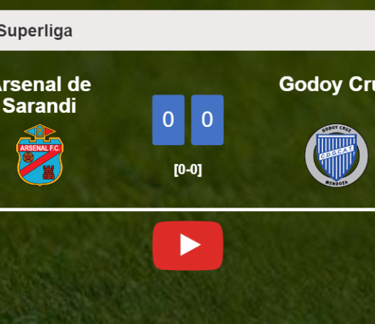 Arsenal de Sarandi stops Godoy Cruz with a 0-0 draw. HIGHLIGHTS