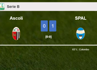 SPAL overcomes Ascoli 1-0 with a goal scored by L. Colombo