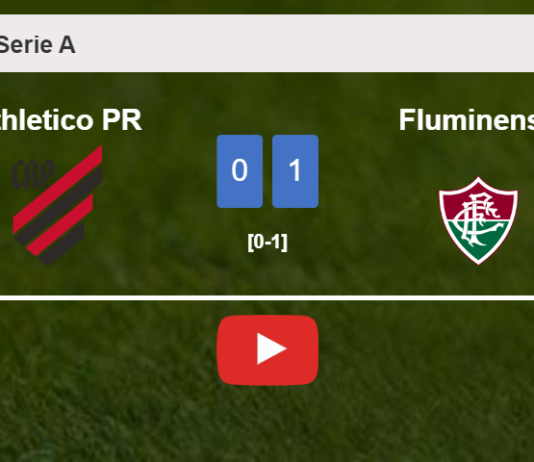 Fluminense overcomes Athletico PR 1-0 with a late and unfortunate own goal from Z. Ivaldo. HIGHLIGHTS