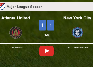 New York City seizes a draw against Atlanta United. HIGHLIGHTS