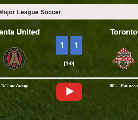 Toronto grabs a draw against Atlanta United. HIGHLIGHTS