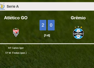 Atlético GO surprises Grêmio with a 2-0 win