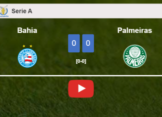 Bahia stops Palmeiras with a 0-0 draw. HIGHLIGHTS