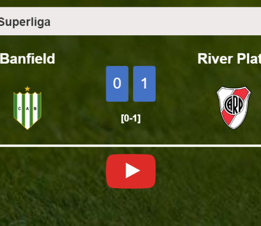River Plate overcomes Banfield 1-0 with a late and unfortunate own goal from G. Canto. HIGHLIGHTS
