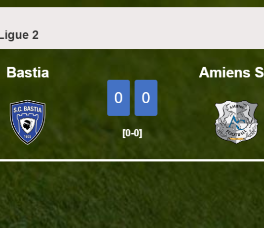 Bastia draws 0-0 with Amiens SC on Saturday