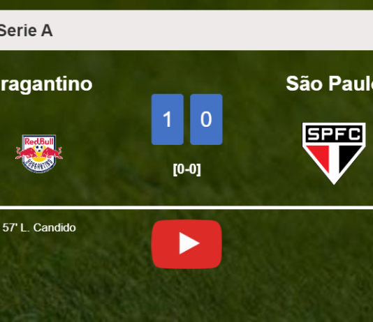 Bragantino overcomes São Paulo 1-0 with a goal scored by L. Candido. HIGHLIGHTS