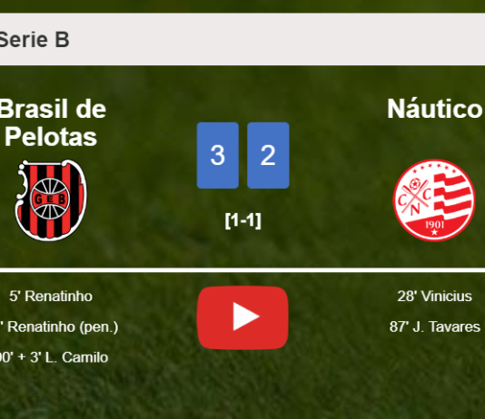 Brasil de Pelotas conquers Náutico 3-2. HIGHLIGHTS
