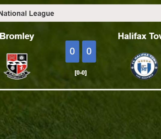 Bromley draws 0-0 with Halifax Town on Saturday