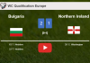 Bulgaria recovers a 0-1 deficit to top Northern Ireland 2-1 with T. Nedelev scoring a double. HIGHLIGHTS