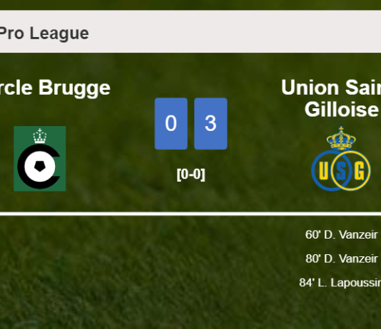Union Saint-Gilloise conquers Cercle Brugge 3-0