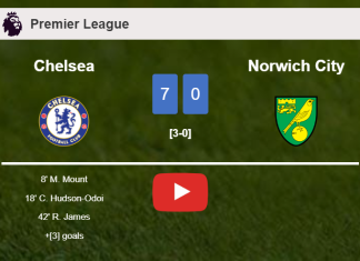 Chelsea crushes Norwich City 7-0 with a fantastic performance. HIGHLIGHTS