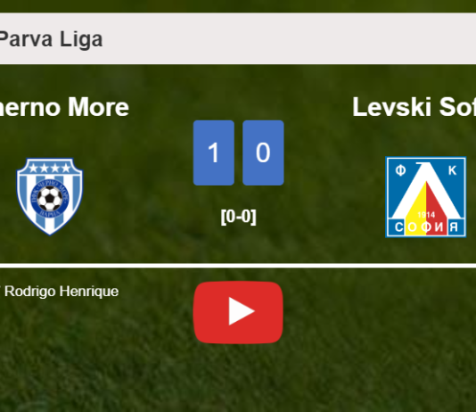 Cherno More defeats Levski Sofia 1-0 with a goal scored by R. Henrique. HIGHLIGHTS