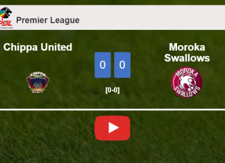 Chippa United draws 0-0 with Moroka Swallows on Sunday. HIGHLIGHTS
