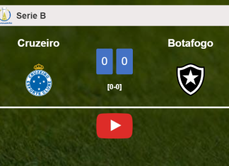 Cruzeiro draws 0-0 with Botafogo on Wednesday. HIGHLIGHTS