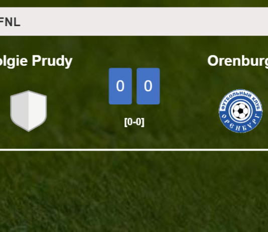 Dolgie Prudy stops Orenburg with a 0-0 draw