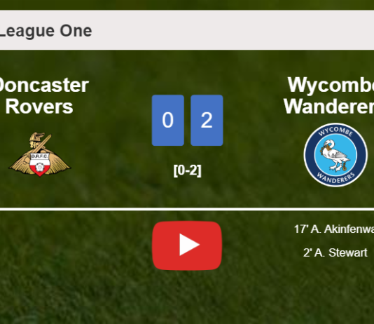 Wycombe Wanderers surprises Doncaster Rovers with a 2-0 win. HIGHLIGHTS