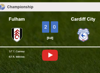 Fulham surprises Cardiff City with a 2-0 win. HIGHLIGHTS