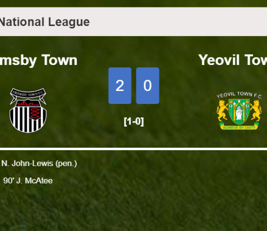 Grimsby Town surprises Yeovil Town with a 2-0 win