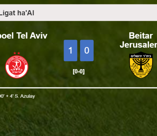 Hapoel Tel Aviv beats Beitar Jerusalem 1-0 with a late goal scored by S. Azulay