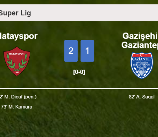 Hatayspor beats Gazişehir Gaziantep 2-1