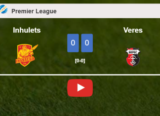 Inhulets draws 0-0 with Veres on Saturday. HIGHLIGHTS